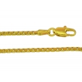 14Kt Yellow Gold 8-sided Box Chain 024